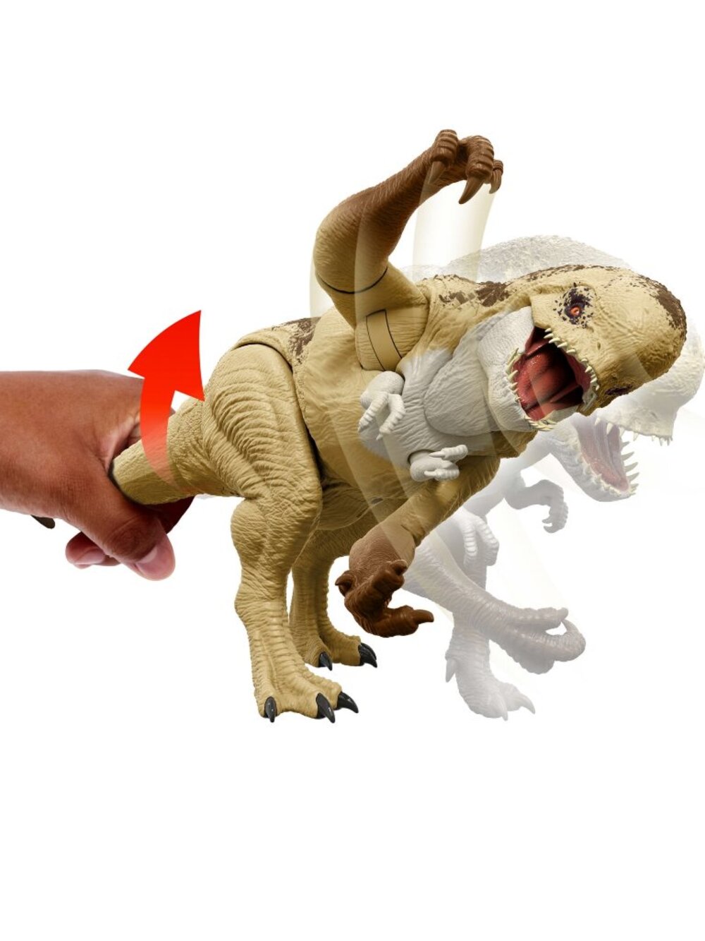 Jurassic World Rebirth Distortus Rex 22 Inch Rumble N Rampage Action Figure New